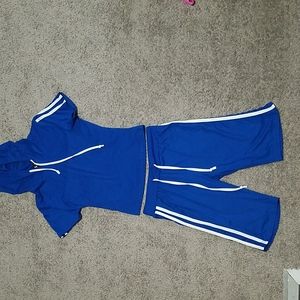 2 Piece Biker Short Set